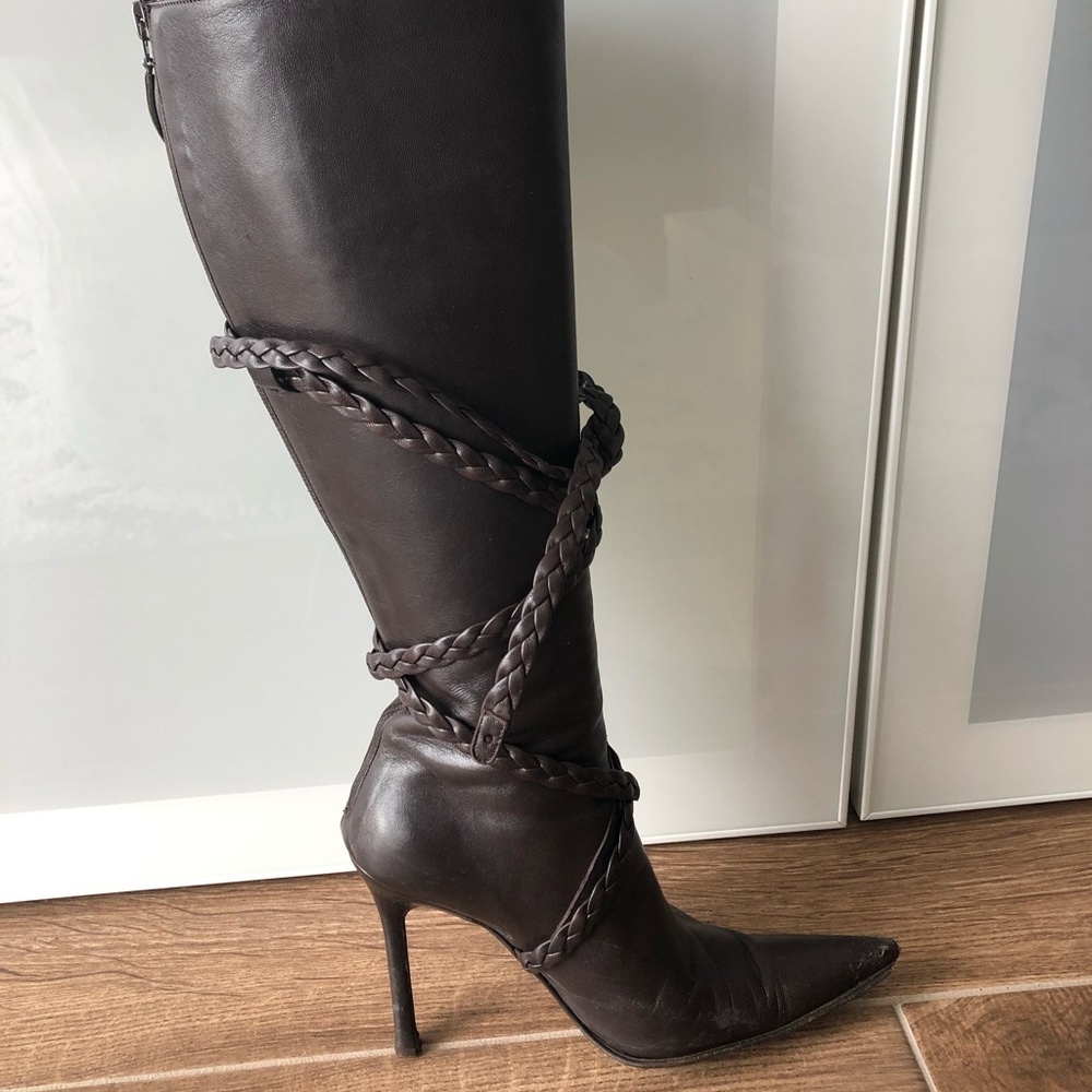 Cesare Paciottii brown leather boots - Picture 2 of 5